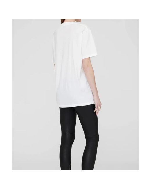 Tops > t-shirts Anine Bing en coloris White