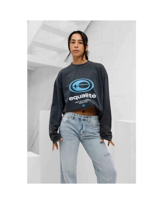 Sweatshirts Equalite de hombre de color Blue