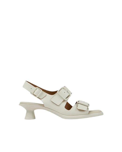 High heel sandals Camper de color White