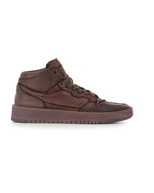 LEMARGO Schoenen ,Bruin ,Leer Jannik High Sneaker in het Brown voor heren