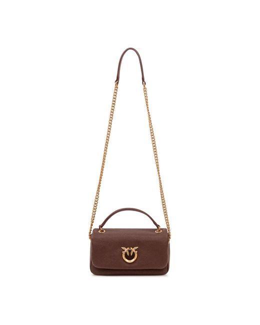 Pinko Brown Cross Body Bags