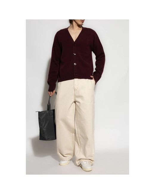 Straight Jeans di AMI in Natural da Uomo