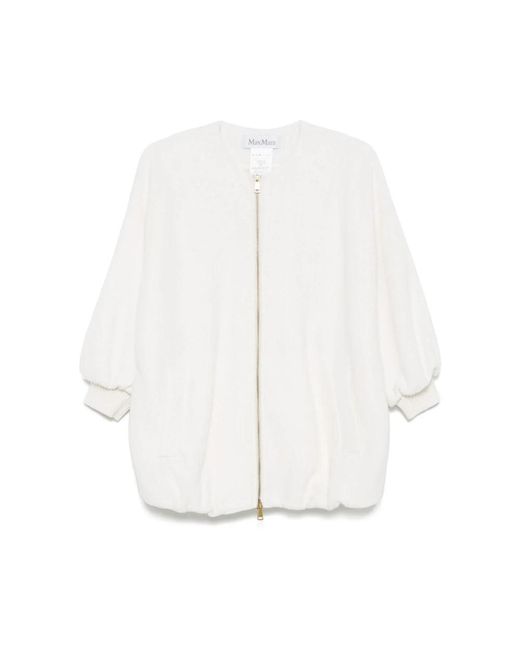 Max Mara Truien & Vesten ,Wit ,Cirino Buitenkleding in het White