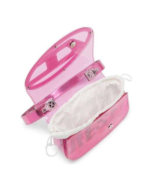 DIESEL Pink Shoulder Bags