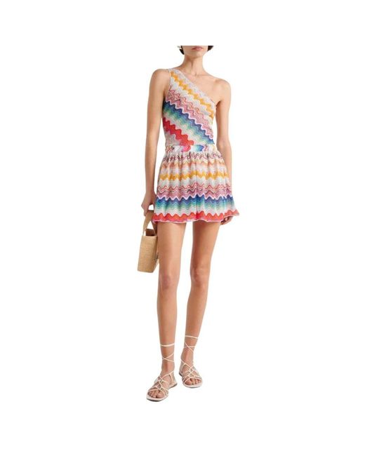 Missoni Red Short Shorts