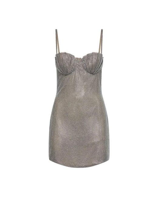 GIUSEPPE DI MORABITO Gray Short Dresses