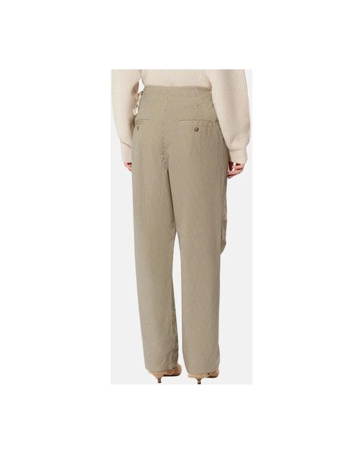 Isabel Marant Natural Straight Trousers