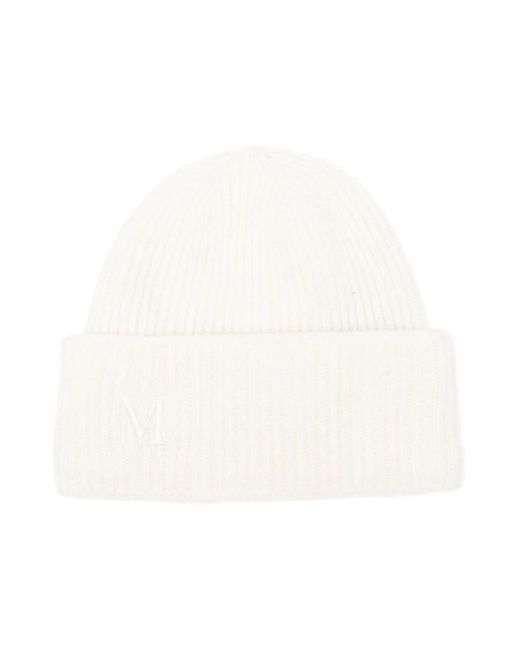 Max Mara White Beanies