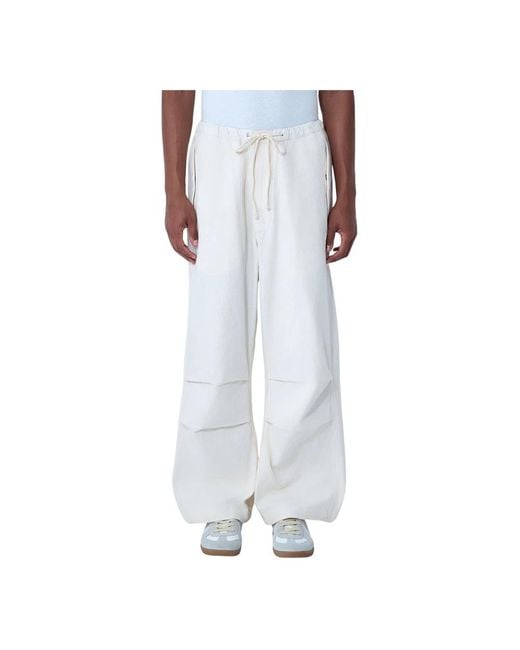 STORY mfg. Wide Trousers in het White voor heren