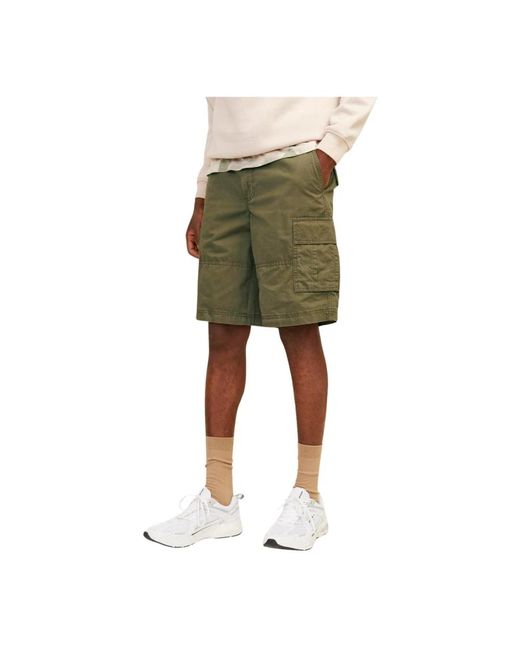 Jack & Jones Cargo shorts für männer in Green für Herren