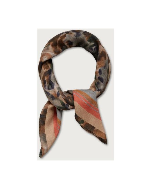 Accessories > scarves Massimo Alba en coloris Metallic