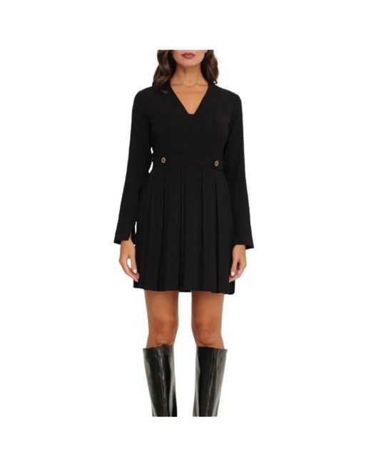 Short Dresses Twinset de color Black