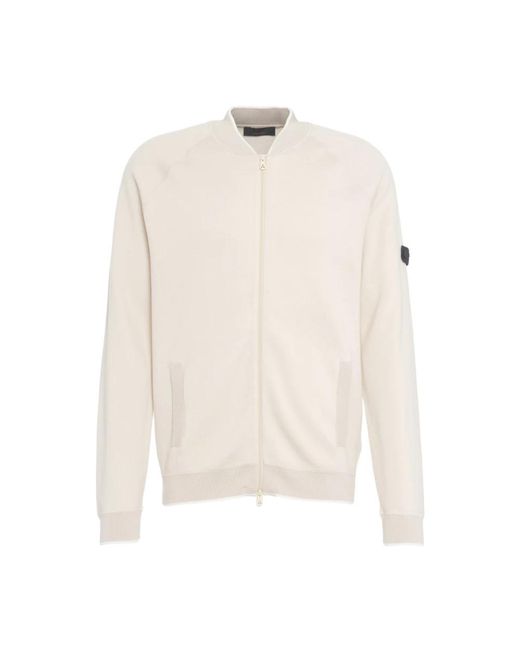 Zip-Throughs Peuterey de hombre de color White