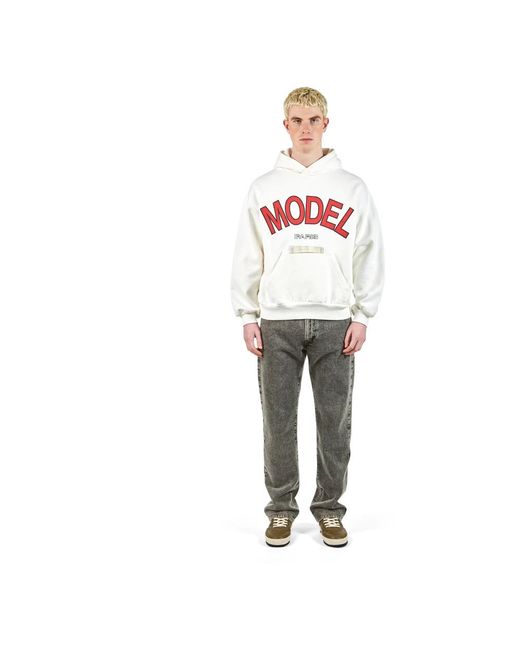 Philippe Model White Hoodies for men