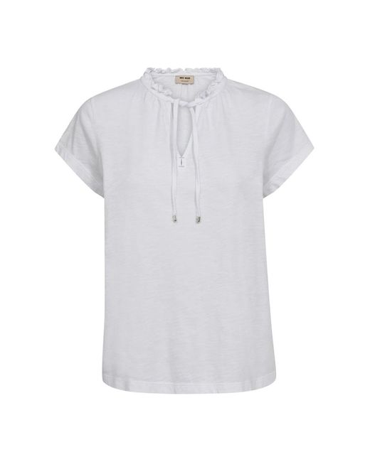Mos Mosh Overhemden ,Wit ,Blouses in het White