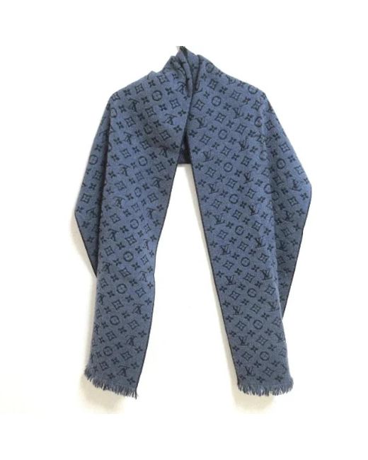 Sciarpa usata di Louis Vuitton in Blu | Lyst