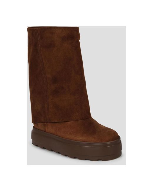 Casadei Brown Winter Boots