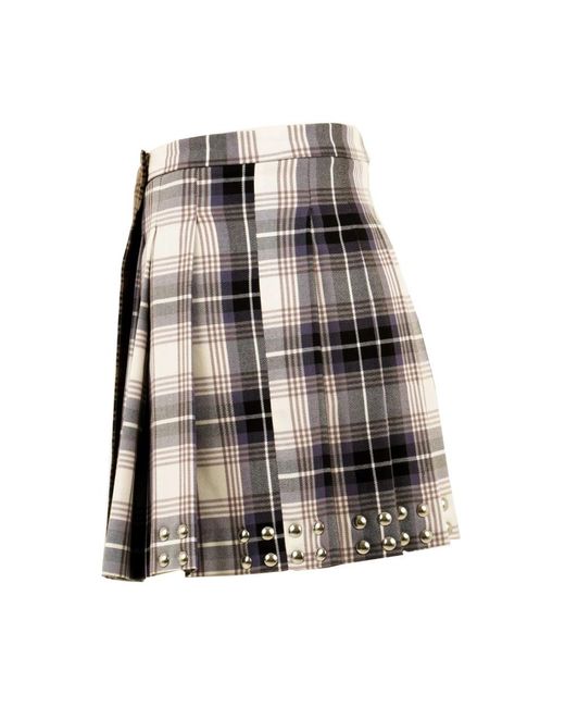 Akep Brown Short Skirts