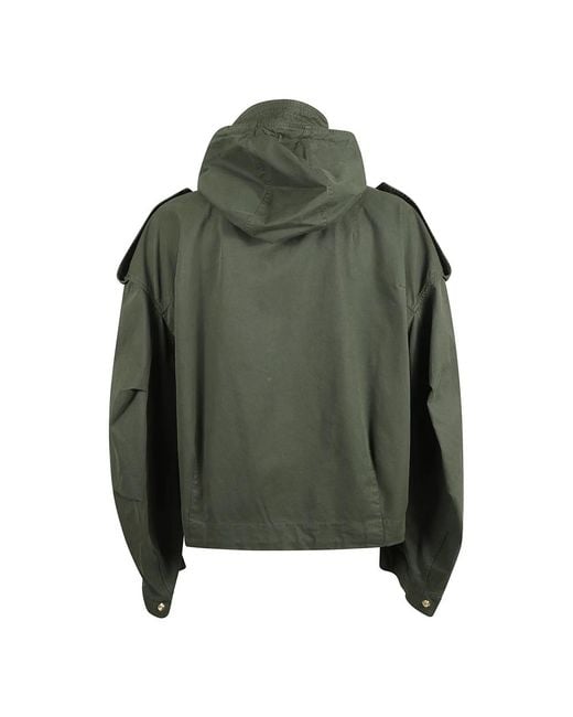 McQueen Green Winter Jackets for men