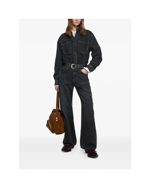 Acne Wide Jeans in het Blue