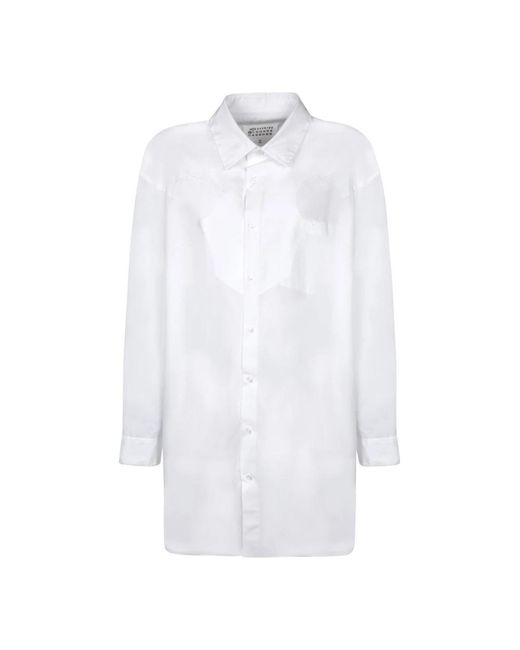 Maison Margiela White Casual Shirts for men