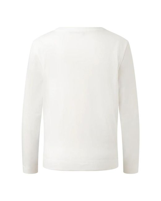 Windsor. Tops ,Wit ,Katoen Stijlvol Dt 910 Model in het White