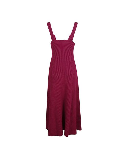 Jil Sander Purple Maxi Dresses