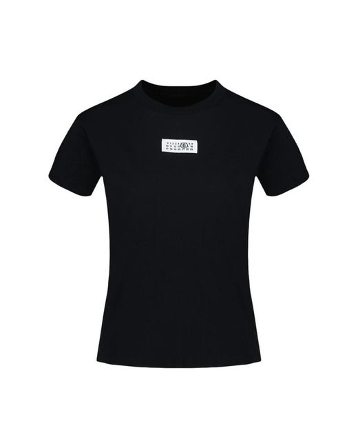 MM6 by Maison Margiela Black T-Shirts