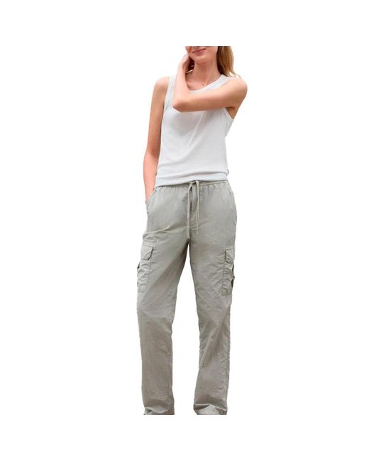 Trousers > slim-fit trousers Ecoalf pour homme en coloris Gray