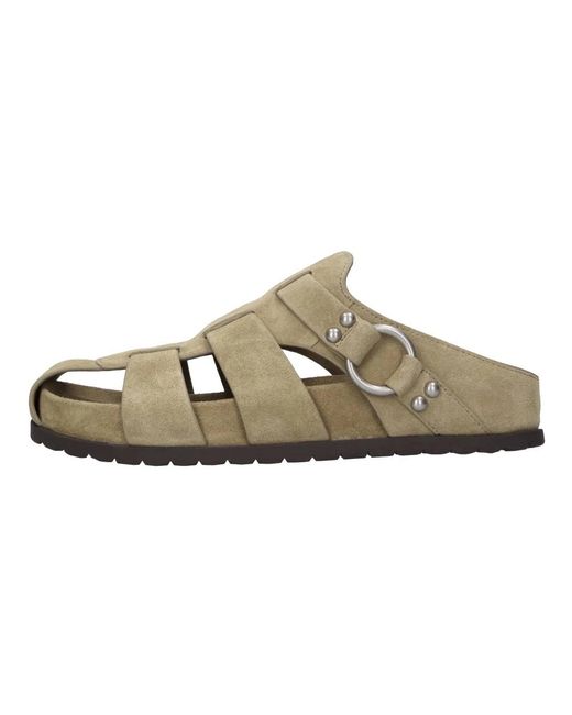 Ash Suede Sabot in het Brown