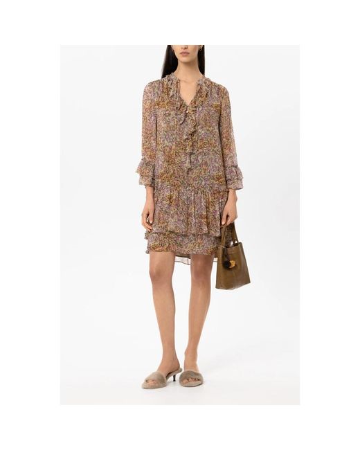 Luisa Cerano Brown Short Dresses