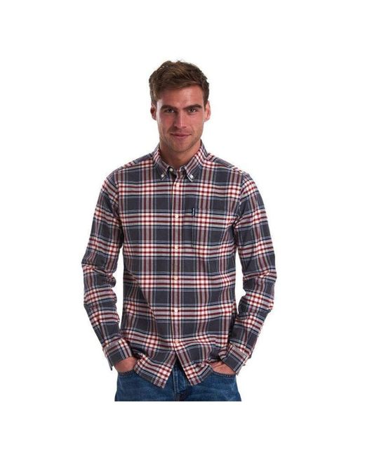 Casual Shirts di Barbour in Blue da Uomo