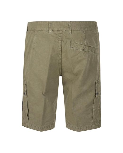 Stone Island Green Casual Shorts for men