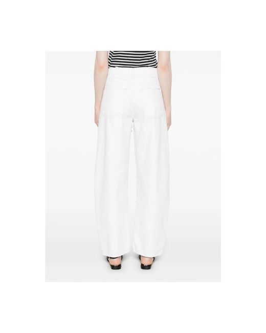 FRAME White Straight Fit Jeans