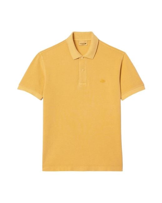Lacoste Yellow Polo Shirts