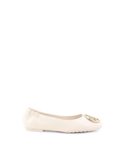 Tory Burch Natural Ballerina Shoes