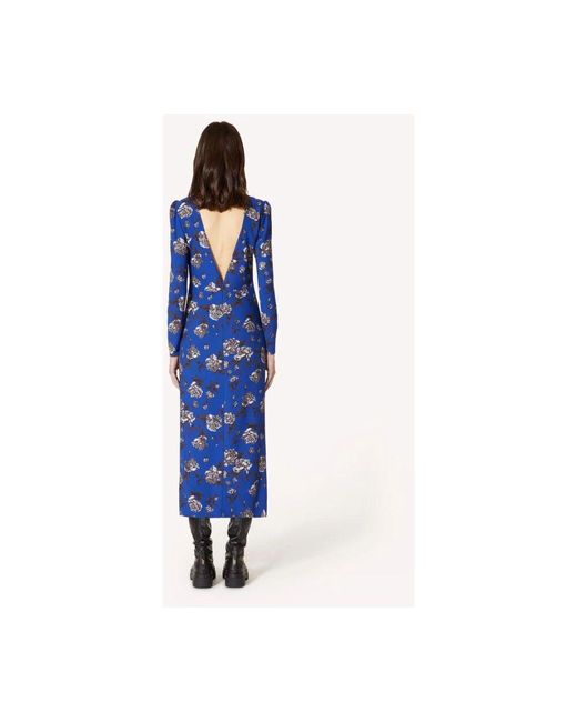 Midi Dresses RED Valentino de color Blue