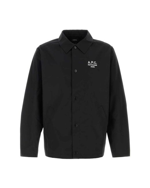 A.P.C. Light Jackets in het Black voor heren