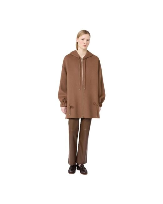 Zip-Throughs Max Mara de color Brown