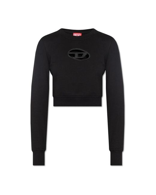 DIESEL Black Sweatshirts