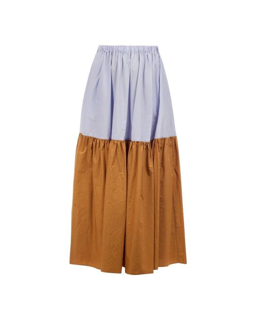 Jucca Blue Maxi Skirts