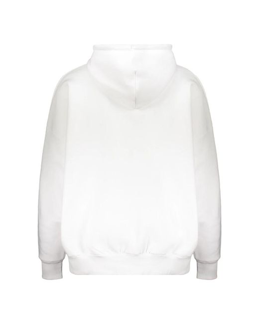 DIESEL Hoodies & Sweatvesten ,Wit ,Katoen Hoodie Met Rits in het White voor heren