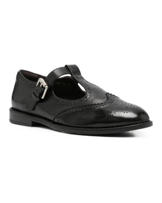ADRIANNA FERETTI Black Flat Shoes