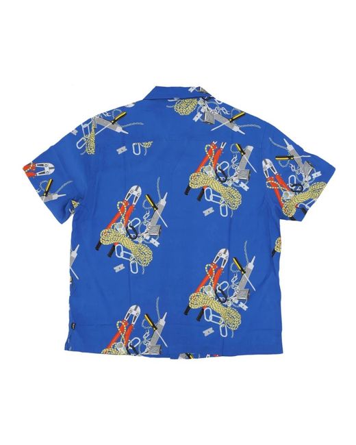 Huf Blue Short Sleeve Shirts for men