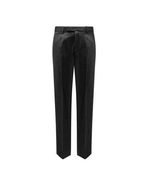 Zegna Black Slim-Fit Trousers for men