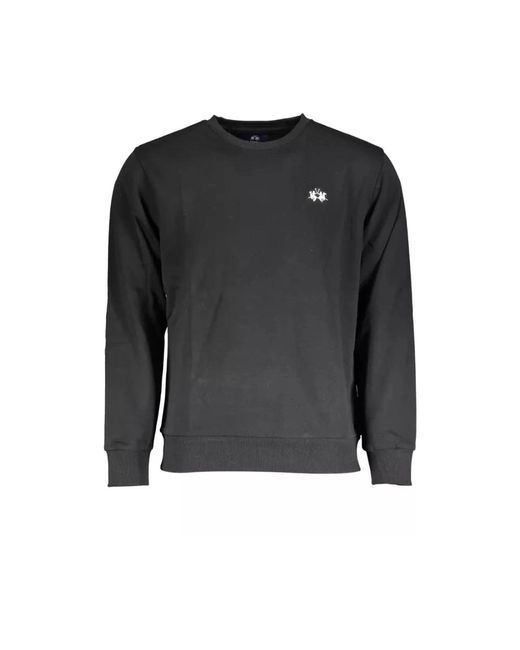 La Martina Black Sweatshirts for men
