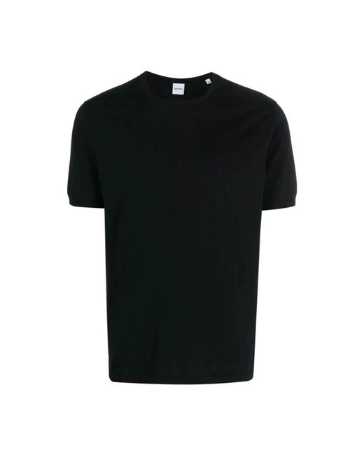 Aspesi Schwarzes t-shirt für männer,weißes tshirt 01072,blaues casual t-shirt für männer,marine tshirt in Black für Herren