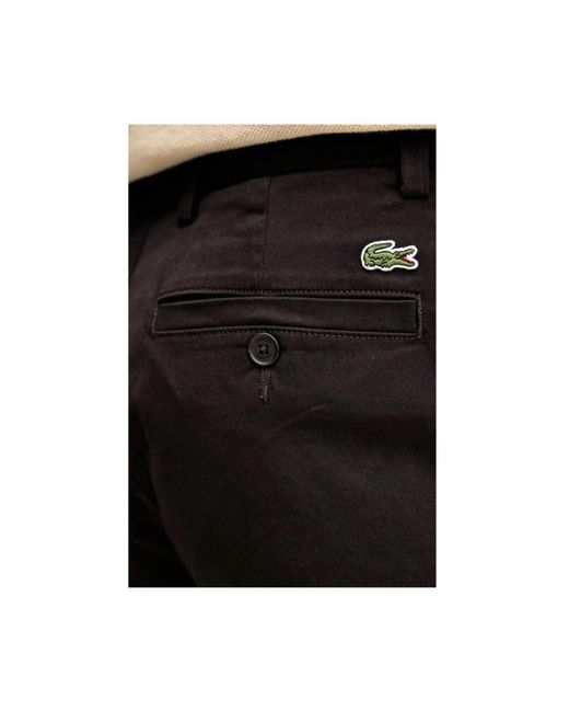 Lacoste Chinos in het Brown voor heren