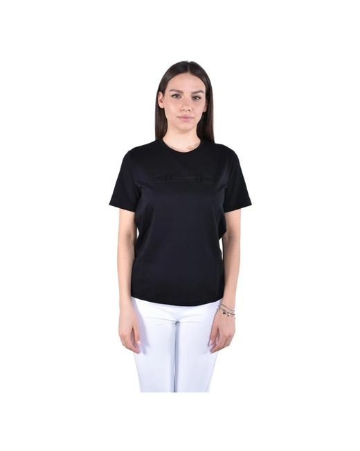 Elisabetta Franchi Black T-Shirts