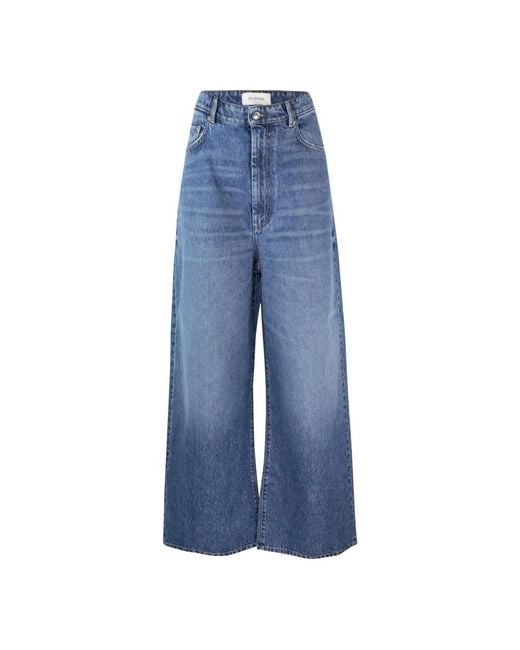 Sportmax Blue Wide Jeans